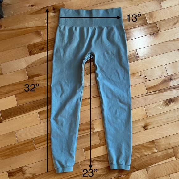 *New* GYMSHARK Turquoise Leggings - Size Small - Picture 5 of 5